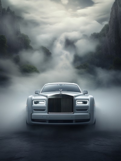 Rolls Royce im Nebel