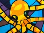 Kubistisch Oktopus