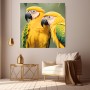 Gelbe Papageien