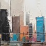 Abstrakte Stadt - Panorama