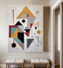 Geometrisch Abstrakt inspiriert von Kandinsky