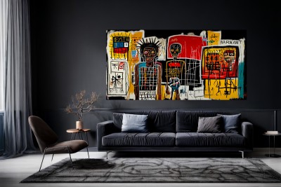 Im Stil von Jean-Michel Basquiat - Panorama