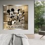 Lv Micky-Mini-Maus-Pluto Pop-Art Graffiti Gold-Optik