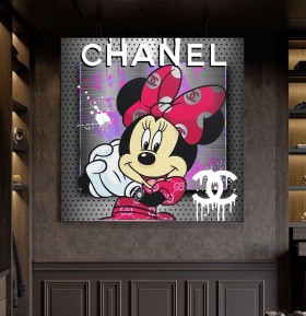 Minni-Mouse Pop-Art LV Bunt Loft Modern Disney