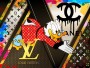 Dagobert-Duck Pop-Art Buntes Disney Wandbild Loft