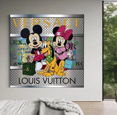 Lv Micky-Mini-Maus Pluto Pop-Art Graffiti