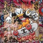 Donald Duck Skateboard Graffiti Street-Art Wandbild