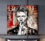 "David Bowie" Popart Gemälde Abstraktes Modern Wandbild