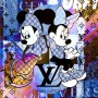 Lv Mickey-Mouse Street-Art Pop-Art Kunst