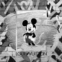 LV Micky-Maus Graffiti Pop-Art Disney Schwarz-Weiß