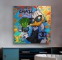 Donald Duck / Karl Lagerfeld Street-Art Pop-Art