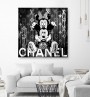 Mickey-Mini-Mouse Pop-Art Schwarz-Weiss