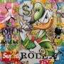 Donald Duck Street-Art Pop-Art Modern Bunt