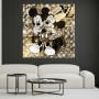 LV Mickey-Mouse Street-Art Popart Gold-Optik