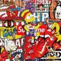 Pop-Art Comic Street-Art Bunt Kunst