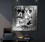 Mickey-Mouse Street-Art Popart LV Schwarz-Weiss Mode