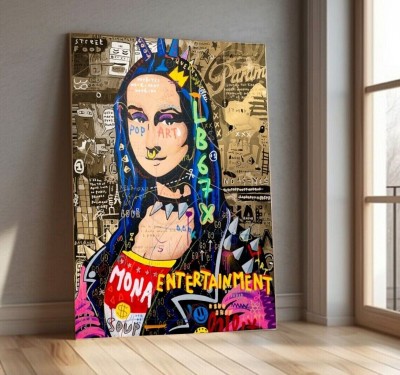 Mona Lisa Pop-Art Bunt Urban-Art