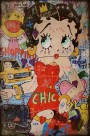 Vintage Graffiti Art Comic Wandbild Pop-Art Bunt