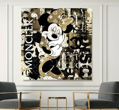 Mini-Mouse Street-Art Popart Cartoon