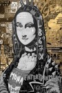 Mona Lisa Pop-Art Schwarz-Weiss Gold-Optik Urban