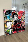 Pop-Art Toot-Braunstein Wandbild Modern Cartoon