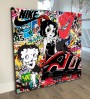 Pop-Art Toot-Braunstein Wandbild Modern Cartoon