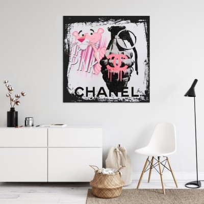 Pink Panther Street-Art Pop-Art Modern