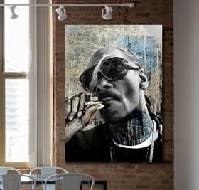 Rap Legends Snoop Dogg Kunst Modern Musik Loft