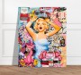 Marilyn-Monroe Pink-Panther Comic Pop-Art Graffiti