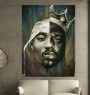 Biggie Smalls Und Tupac Gemälde Wandbild Kunst