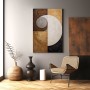 Boho Kunst Abstraktes Wandbild Modern Braun-Töne