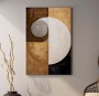 Boho Kunst Abstraktes Wandbild Modern Braun-Töne