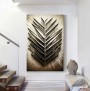 Blatt Abstraktes Wandbild Moderne Kunst Natur