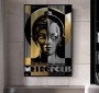 Metropolis Retro Film Art-Deco Edles Wandbild