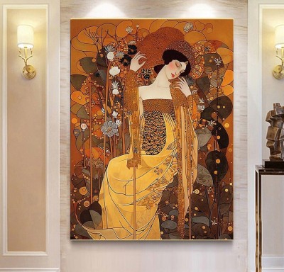 Gustav Klimt Inspiration Jugendstil Gemälde