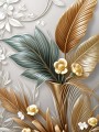 Tropische Blätter Leinwand Poster Botanisch Wohnzimmer Küche