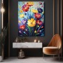 Moderner Impressionismus Blumen Leinwand Poster Wohnzimmer Küche
