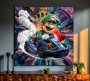 Super Mario Gokart Graffiti Nintendo Wandbild