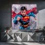 Superman buntes Marvel Popart Wandbild Graffiti