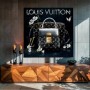 Louis-Vuitton-Taschen Luxus Wandbild Moderne Deko