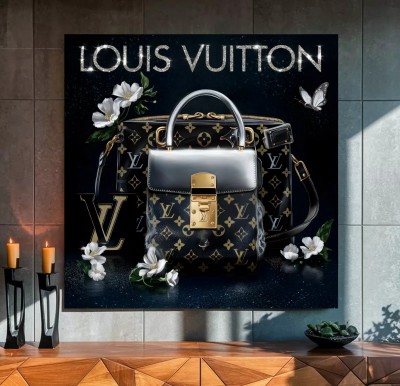 Louis-Vuitton-Taschen Luxus Wandbild Moderne Deko