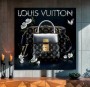 Louis-Vuitton-Taschen Luxus Wandbild Moderne Deko