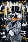 Dagobert Duck Cartoon Pop-Art Comic Graffiti