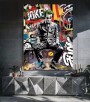 The-Joker Batman Pop-Art Graffiti Wandbild Loft