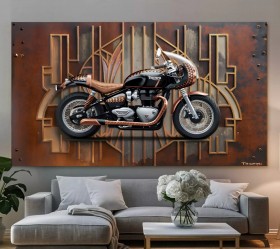 Triumph Motorcycles Motorrad Industriell Art Deco