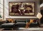 Dagobert-Duck Money Pop-Art Wandbild Luxus Loft