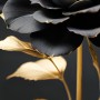 Goldene Eleganz: Schwarze Rose