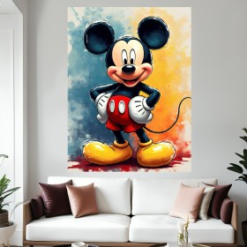 Micky Maus Kunst Leinwand Bilder Wandbilder