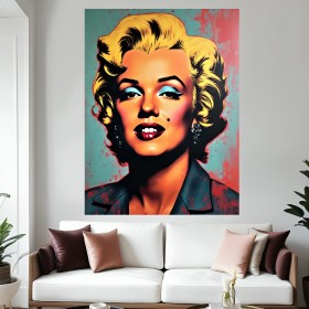 Marilyn Monroe Porträt Kunst Leinwand