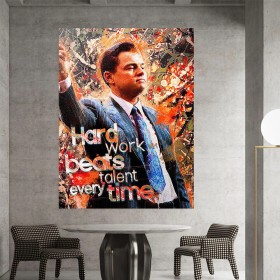 Wolf of Wall Street Pop Art